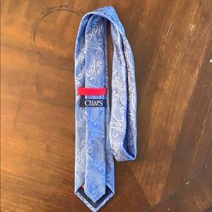 Chaps light blue paisley tie